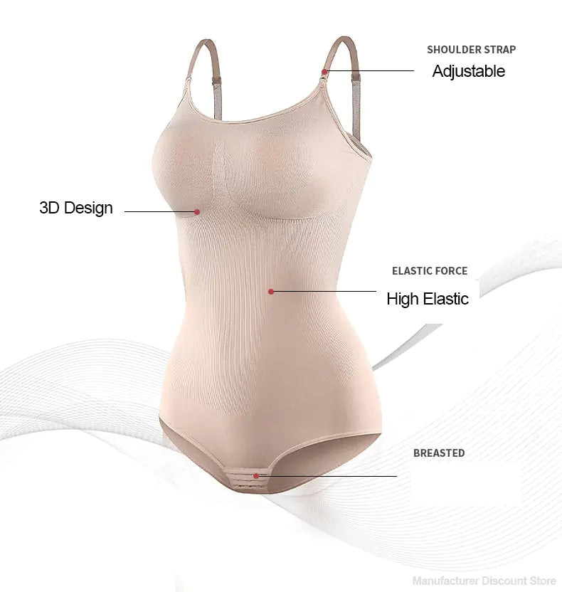 Full body shapewear bodysuit